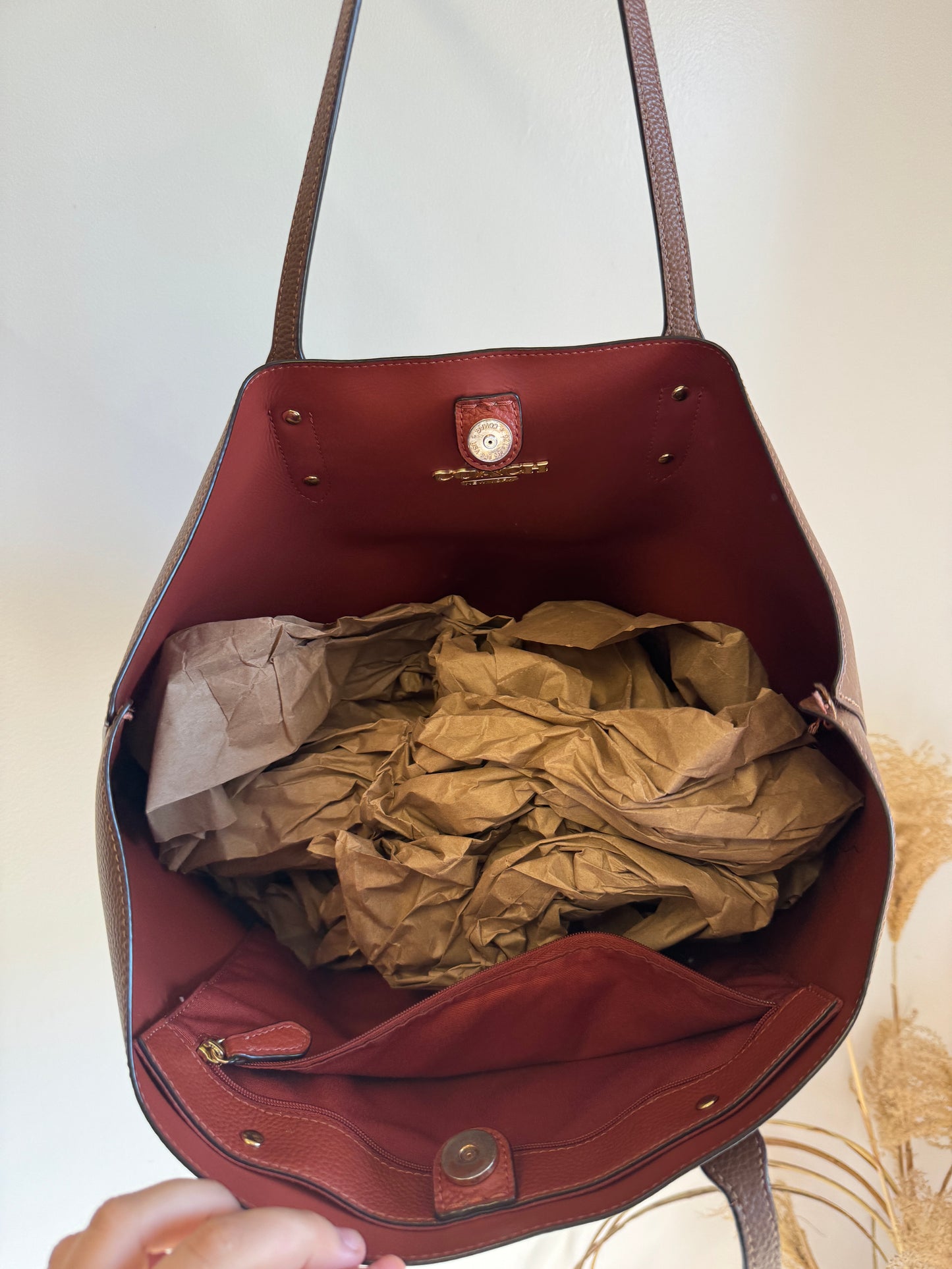 Brown leather purse 🤎