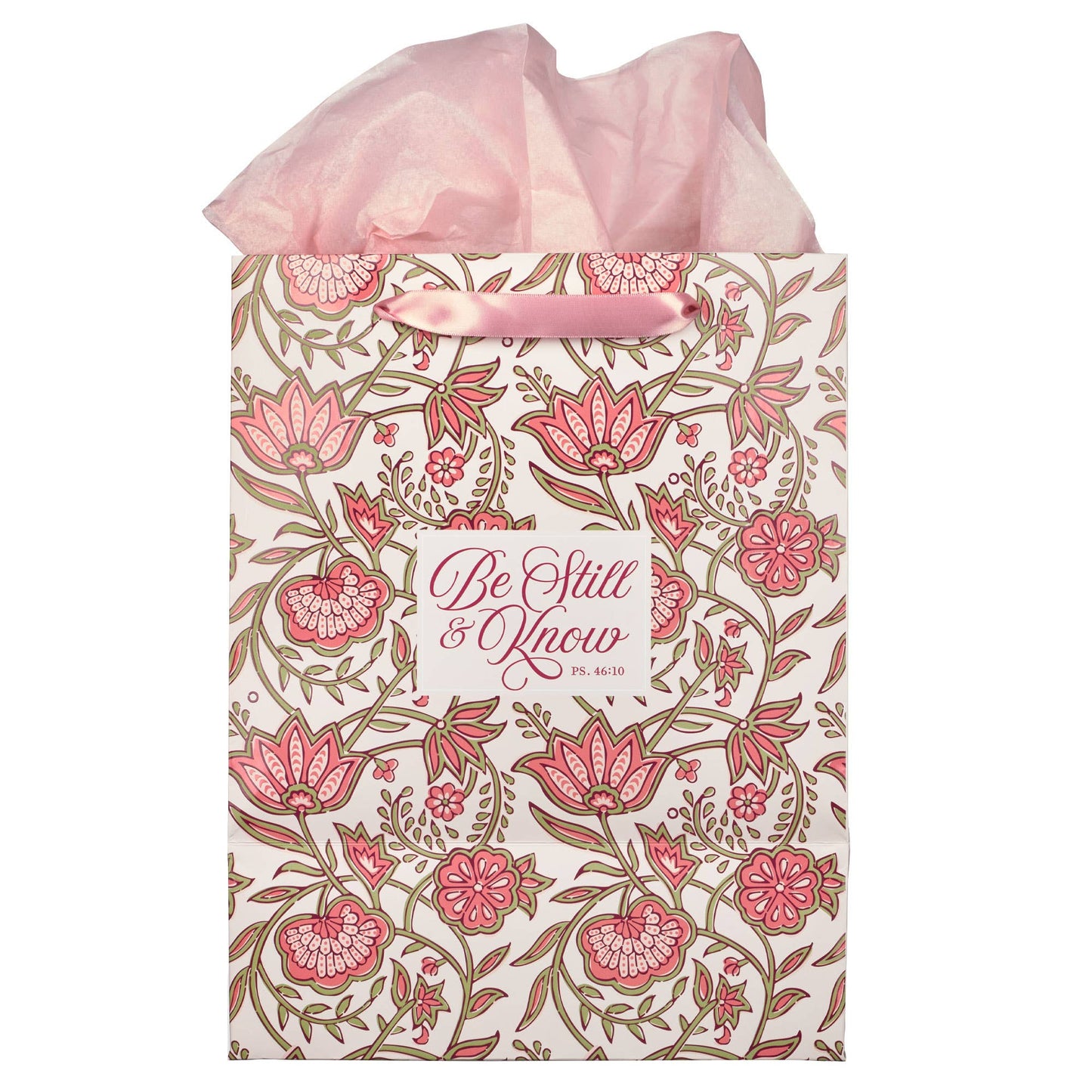 Gift Bag LG Portrait Be Still Ps. 46:10