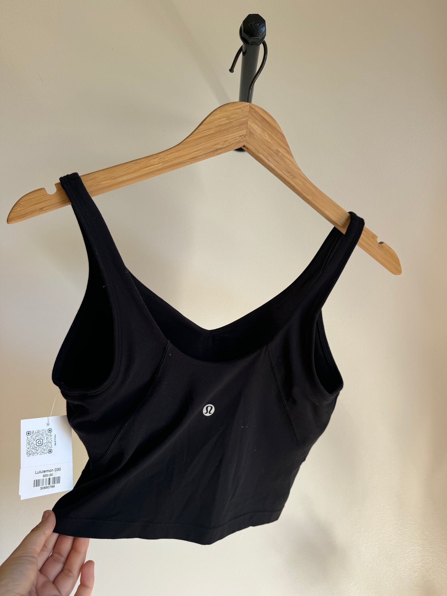 Black Lulu align tank