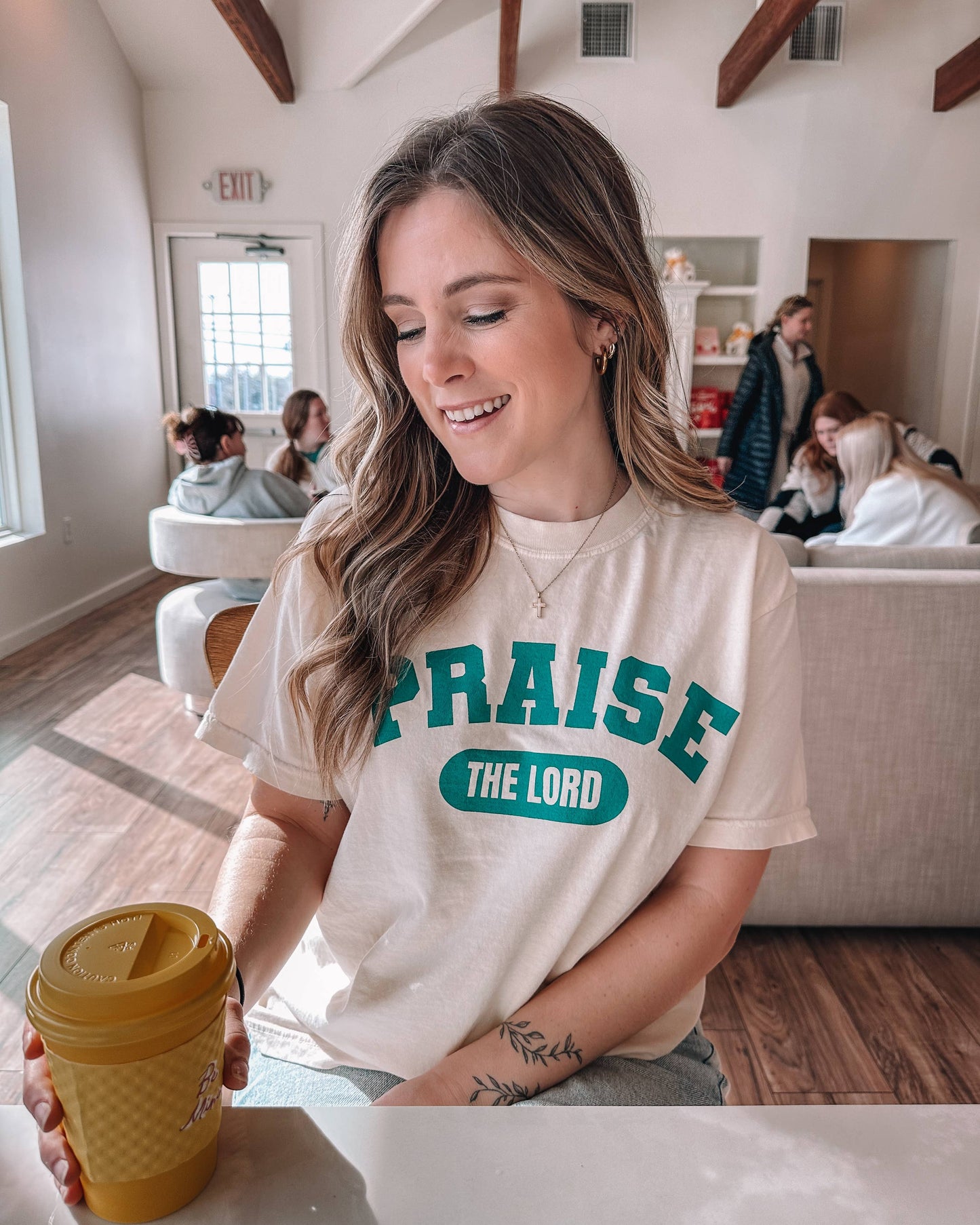 Praise The Lord Summer T-Shirt: White