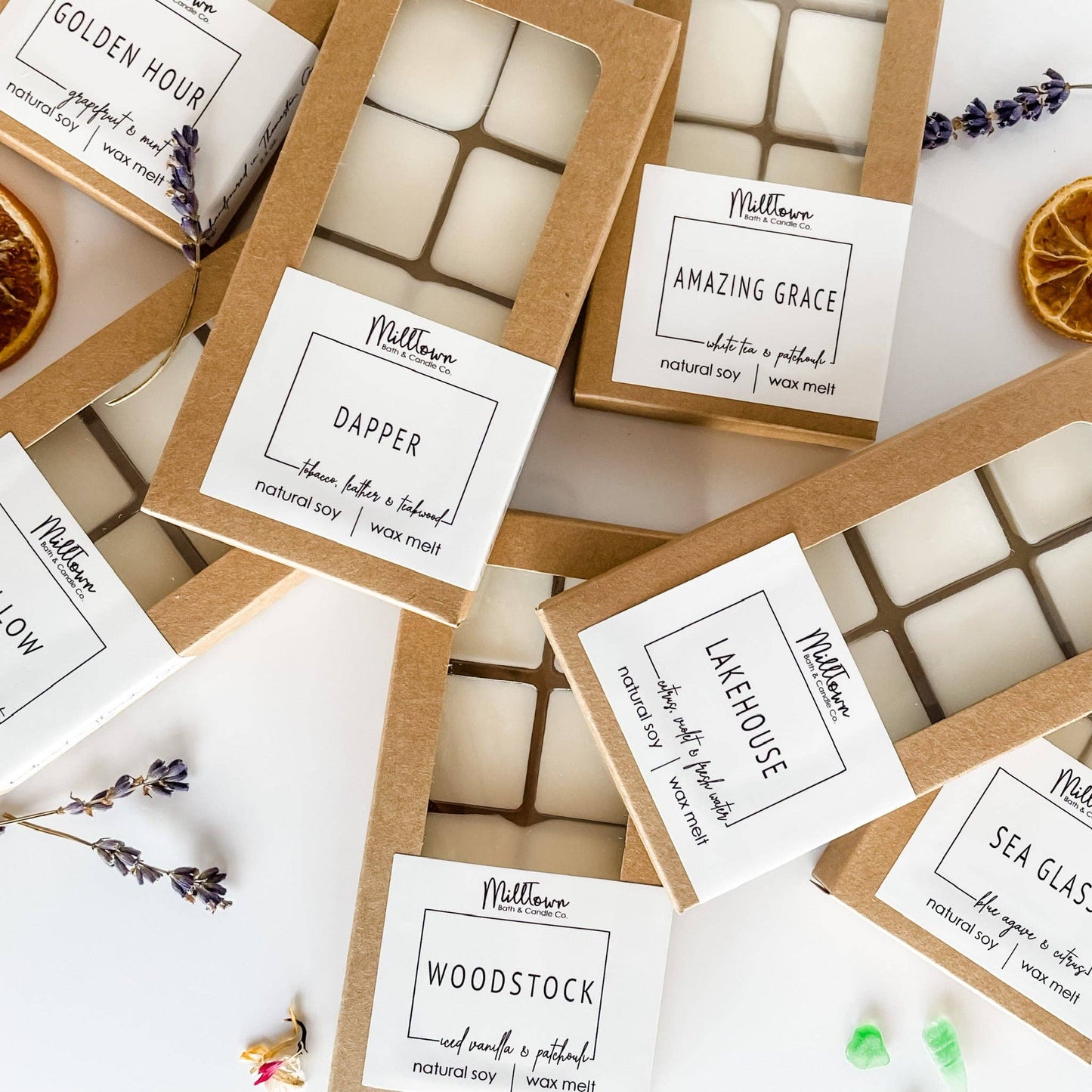 Hand-Poured 100% Soy Wax Melts: Amazing Grace