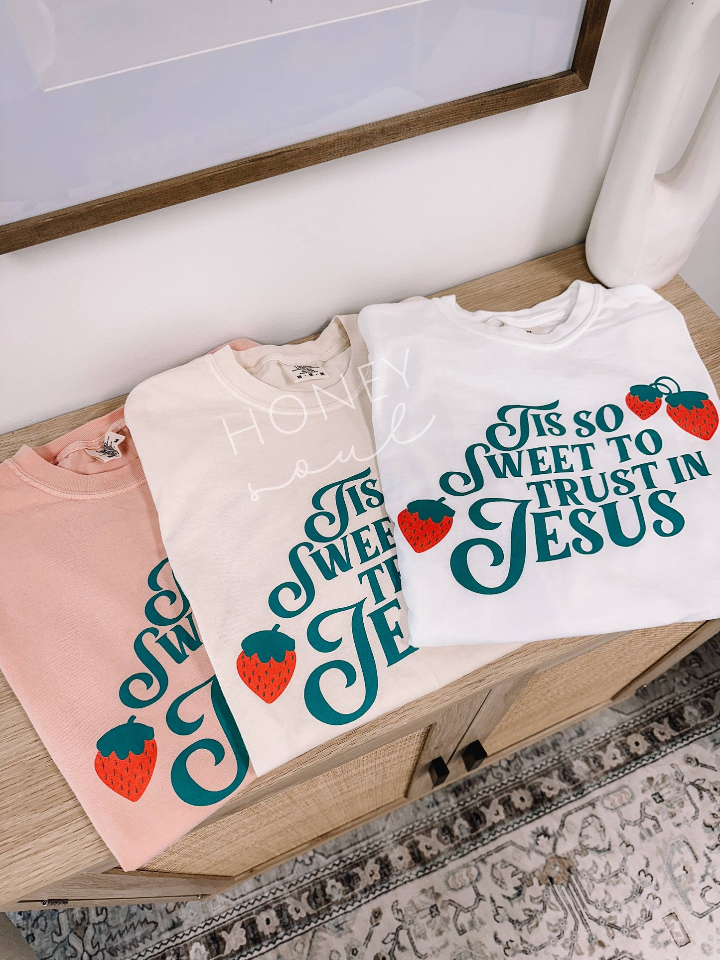 Tis So Sweet To Trust In Jesus Graphic T-Shirt