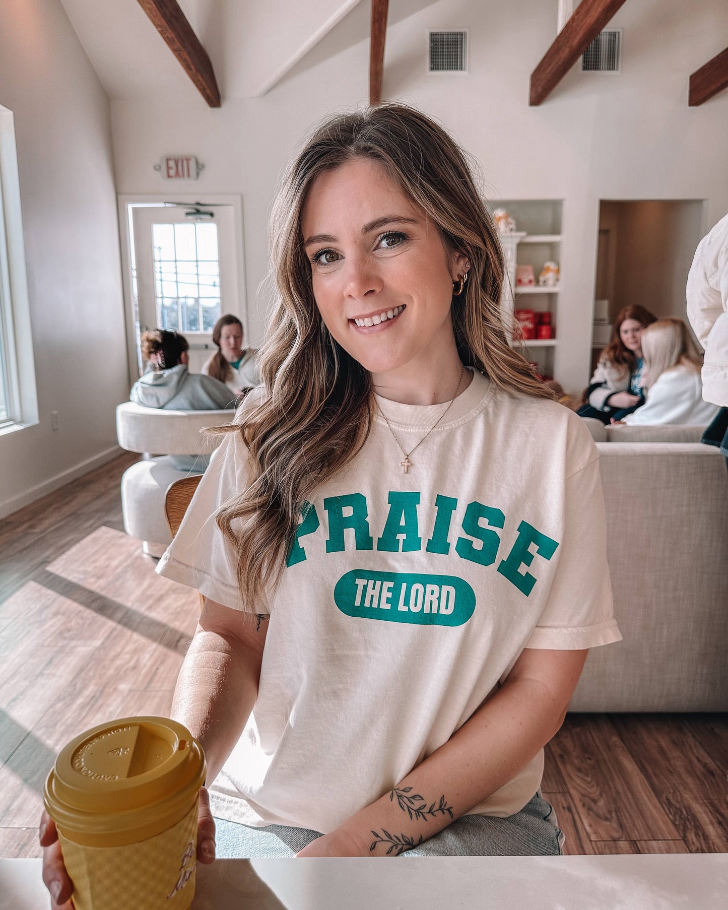 Praise The Lord Summer T-Shirt: White