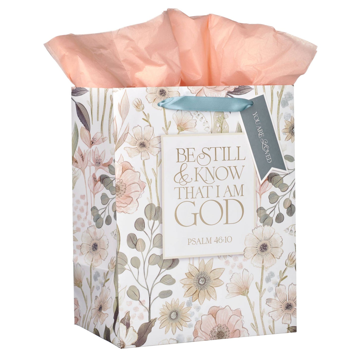 Gift Bag LG Portrait Be Still Ps. 46:10