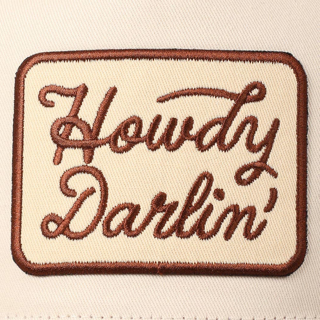 Howdy Darlin' Embroidery Patch Realtree Cap: CAMO
