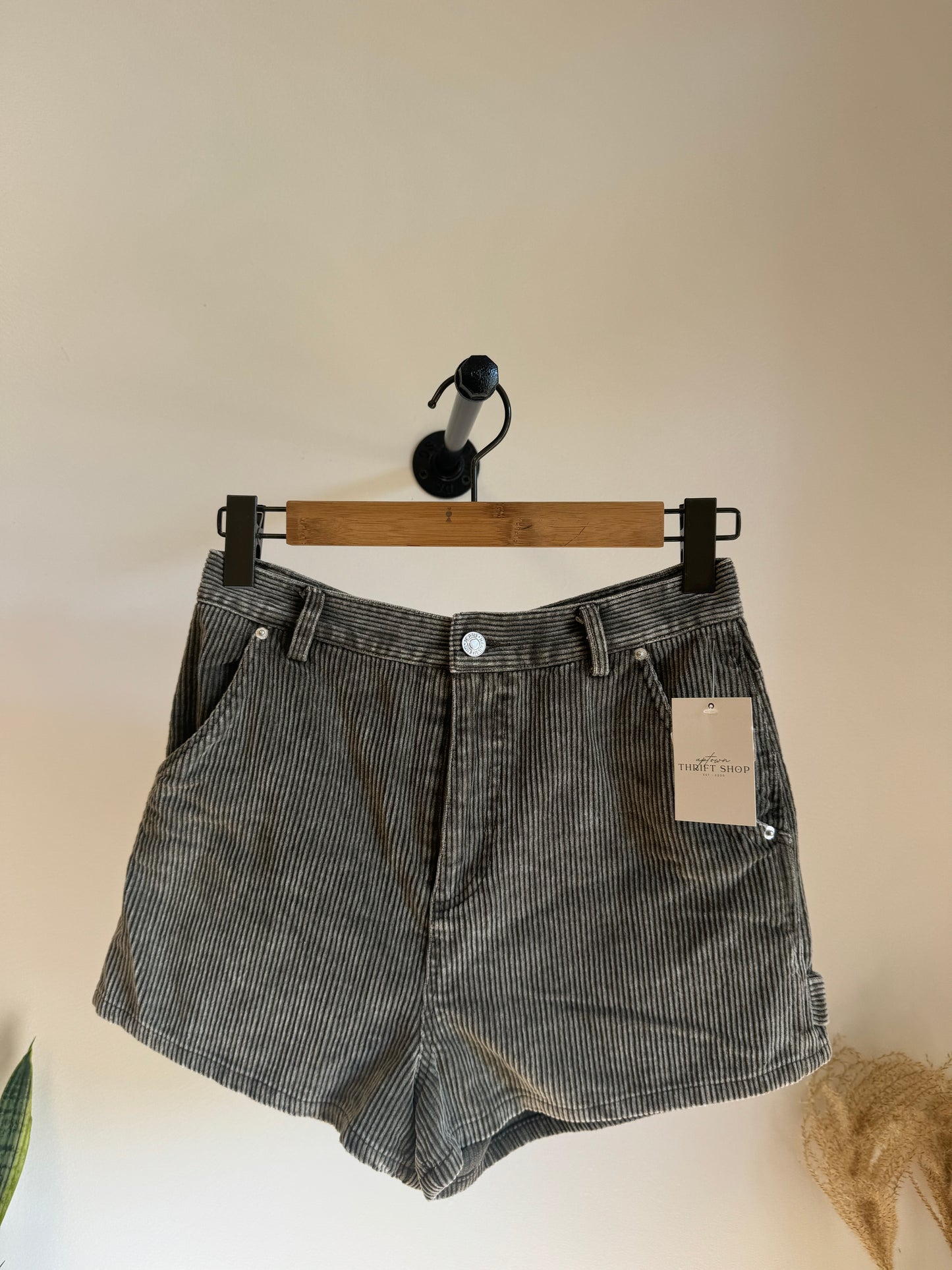 Green Corduroy shorts ￼