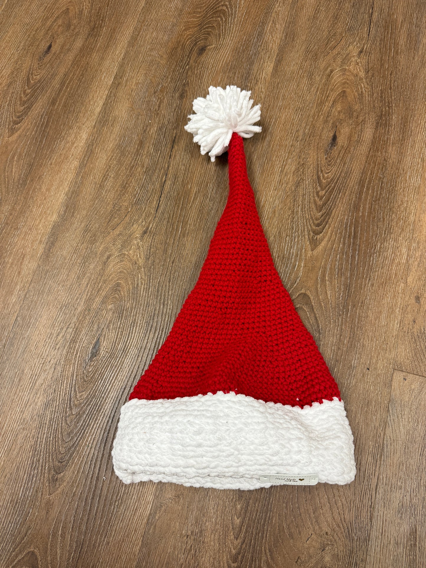 Handmade crocheted Christmas hat