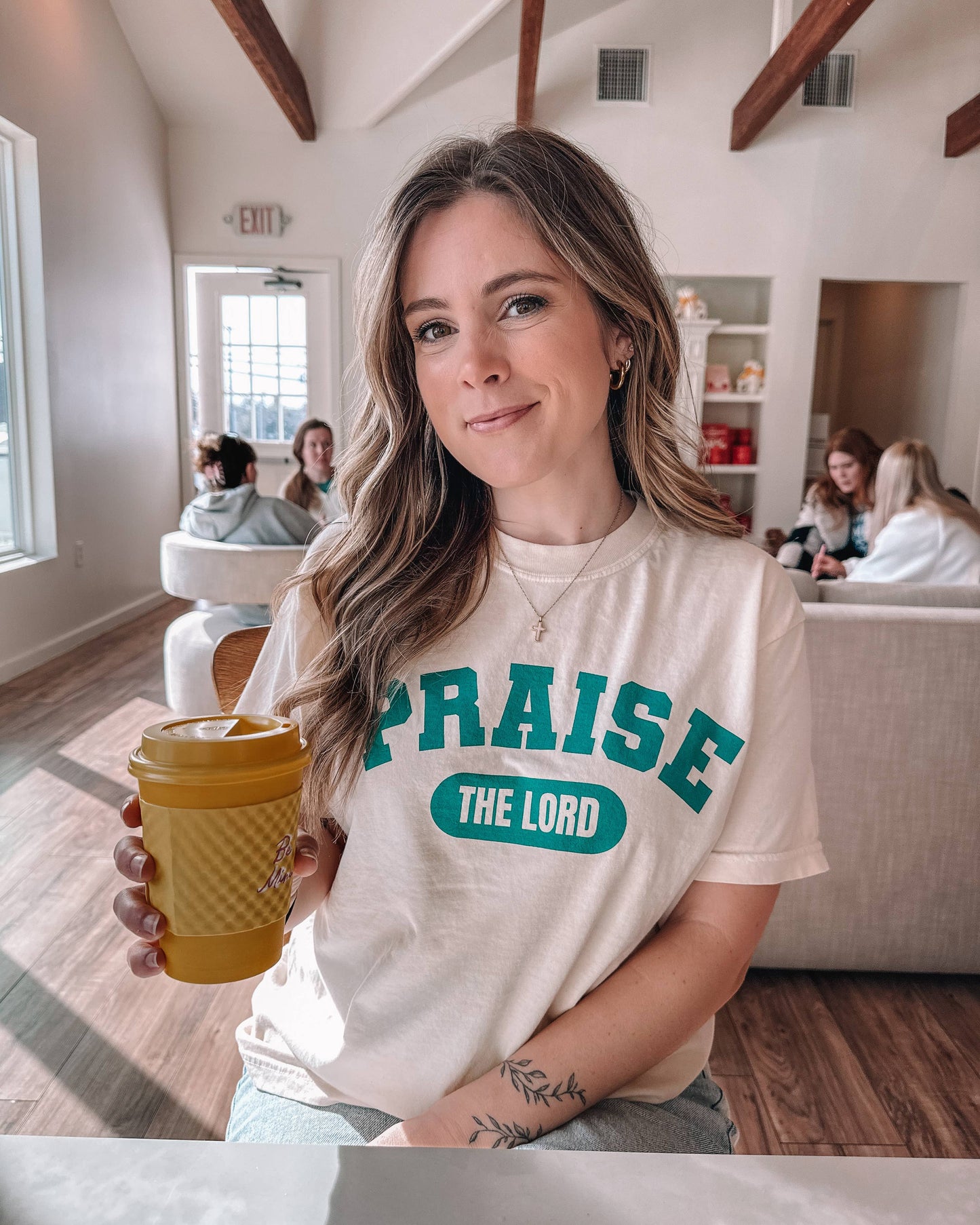 Praise The Lord Summer T-Shirt: White